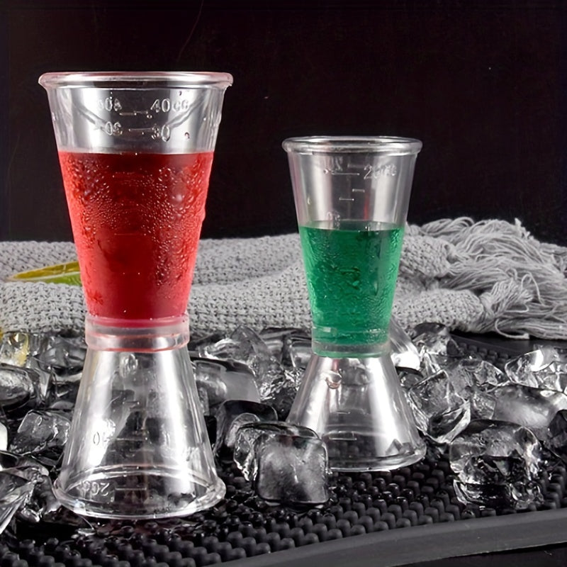 Coctelera de bar con vaso medidor para medición precisa de alcohol