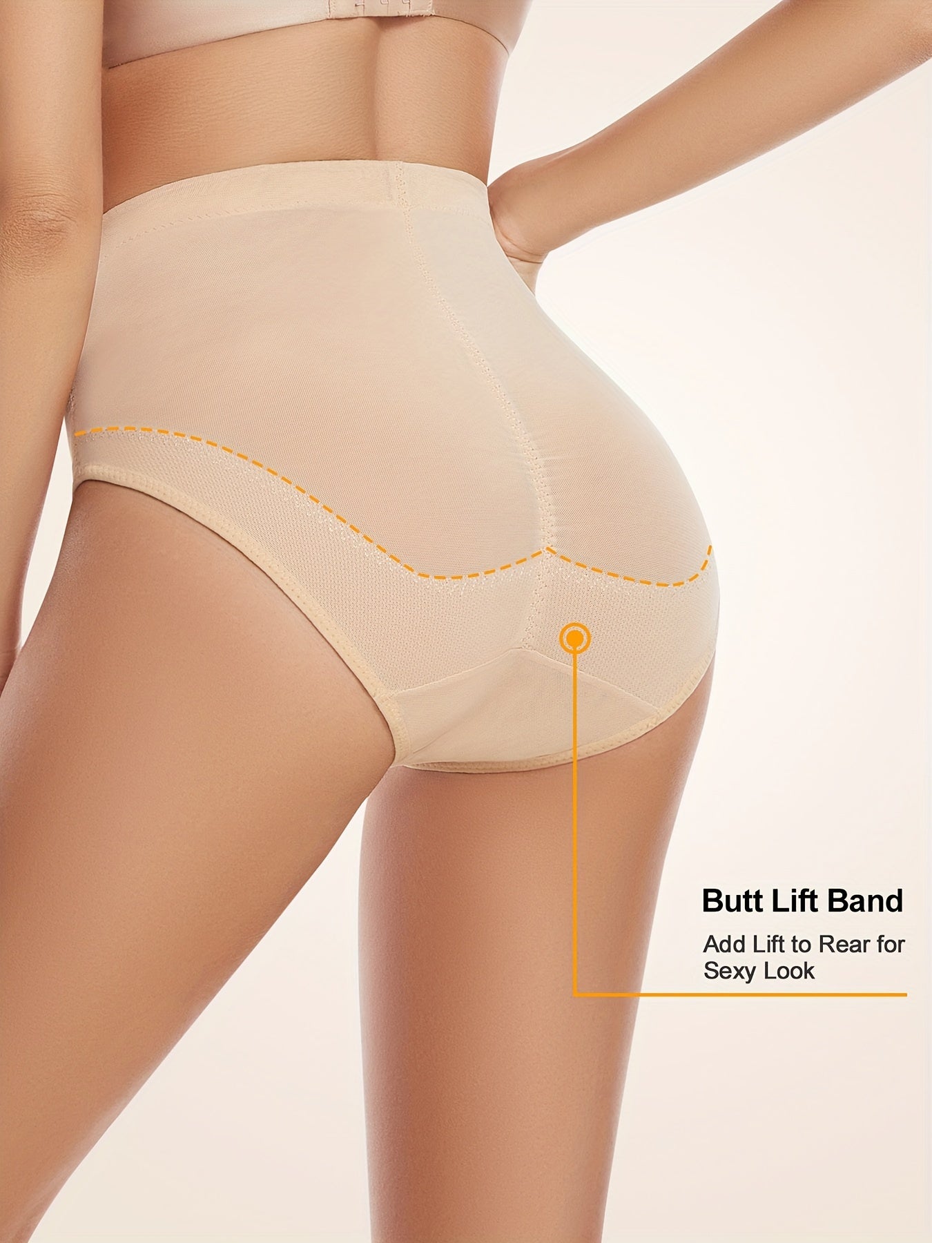 Слиммирующие черные высокие shaping трусики с дышащей сеткой и эластичными панелями для контроля живота.