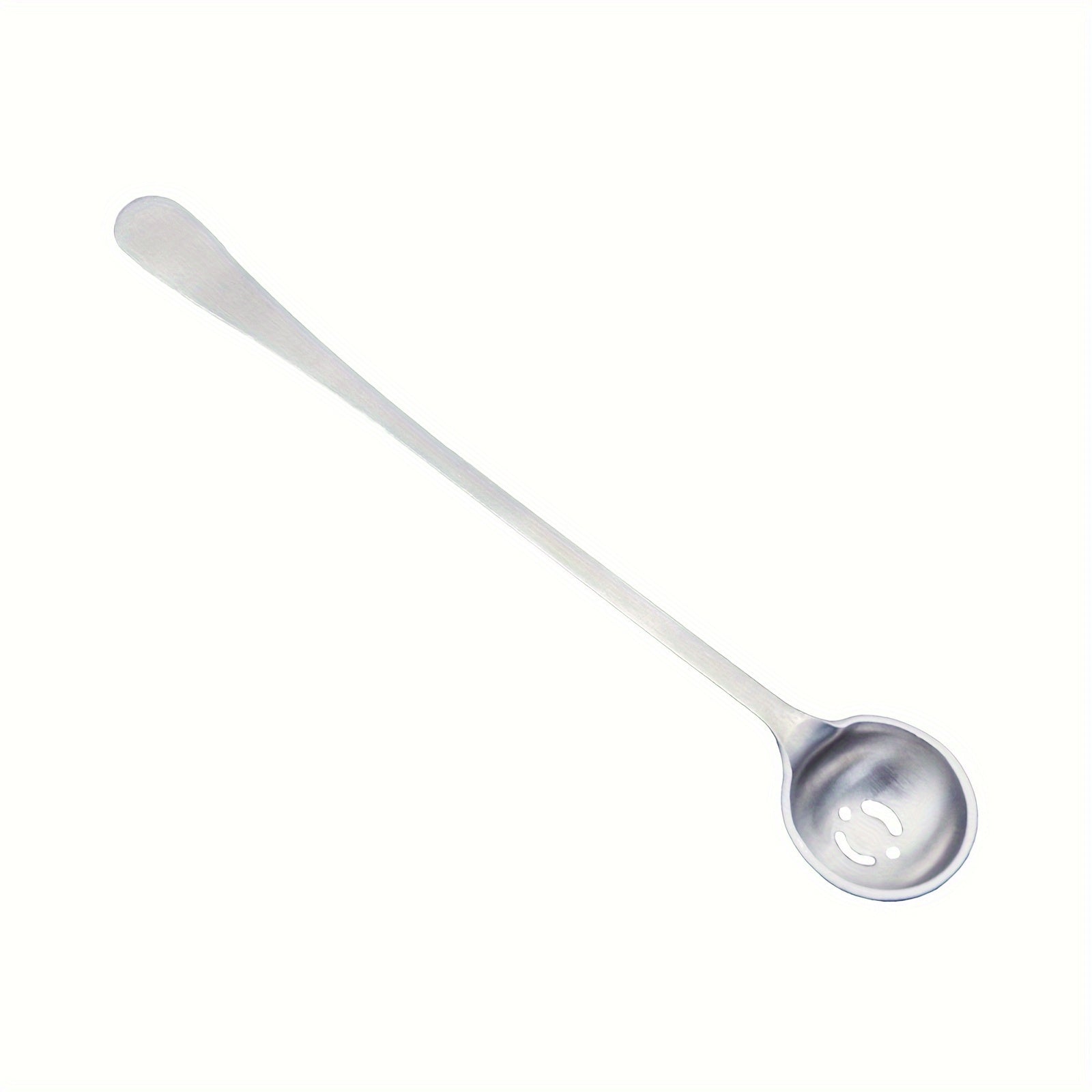 Stainless Steel Olive Spoon with Drain Hole Long Handle Slotted Serving Strainer