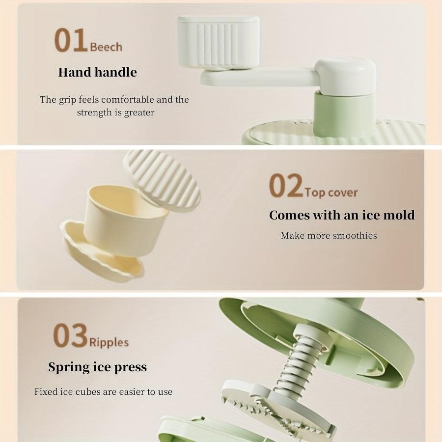 Uy sharoitida foydalanish va desertlar, muzqaymoq va sut choyi tayyorlash uchun ideal qo‘l muzlatgich.