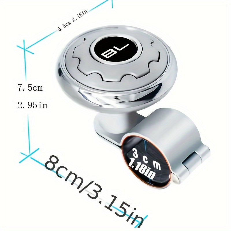 Universal Carbon Fiber Steering Wheel Knob for Cars and Trucks