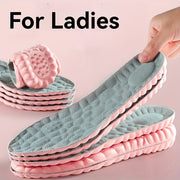 Women's Pink Orthopedic Insoles, Breathable, Sweat-Absorbing, Cut to Fit