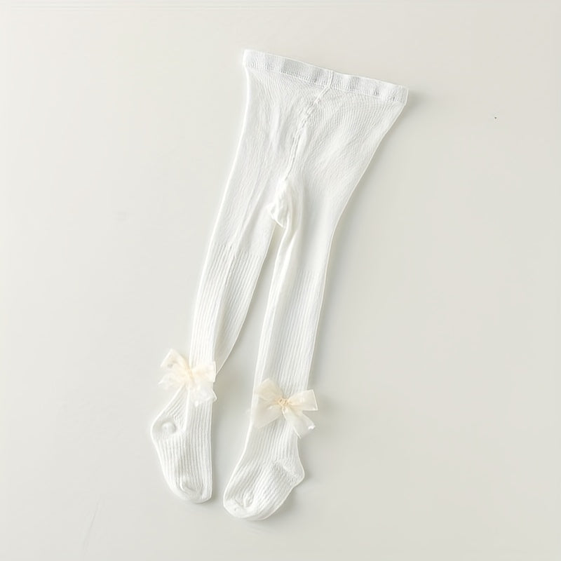 Girls' Summer Mesh Thin Tights Set of 1/2/3 for Little Girls Cotton Comfortable Outdoor