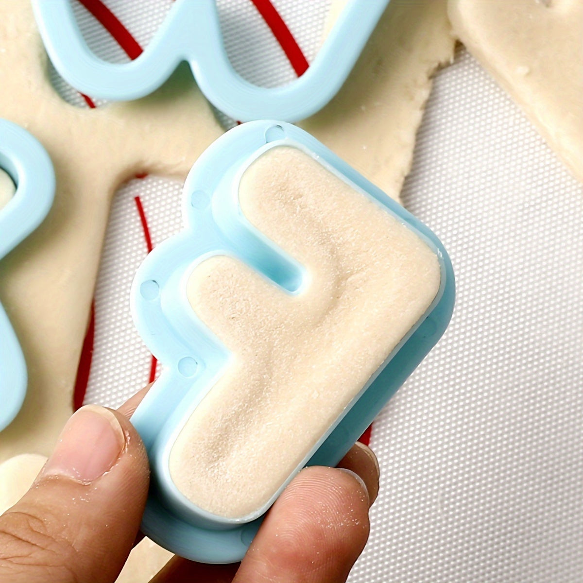 Set of 26 Alphabet Cookie Cutters for Baking and Biscuit Decorating