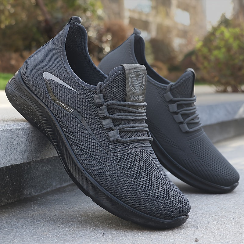 Men's Breathable Slip-On Sneakers for Outdoor Training Running Casual All-Season