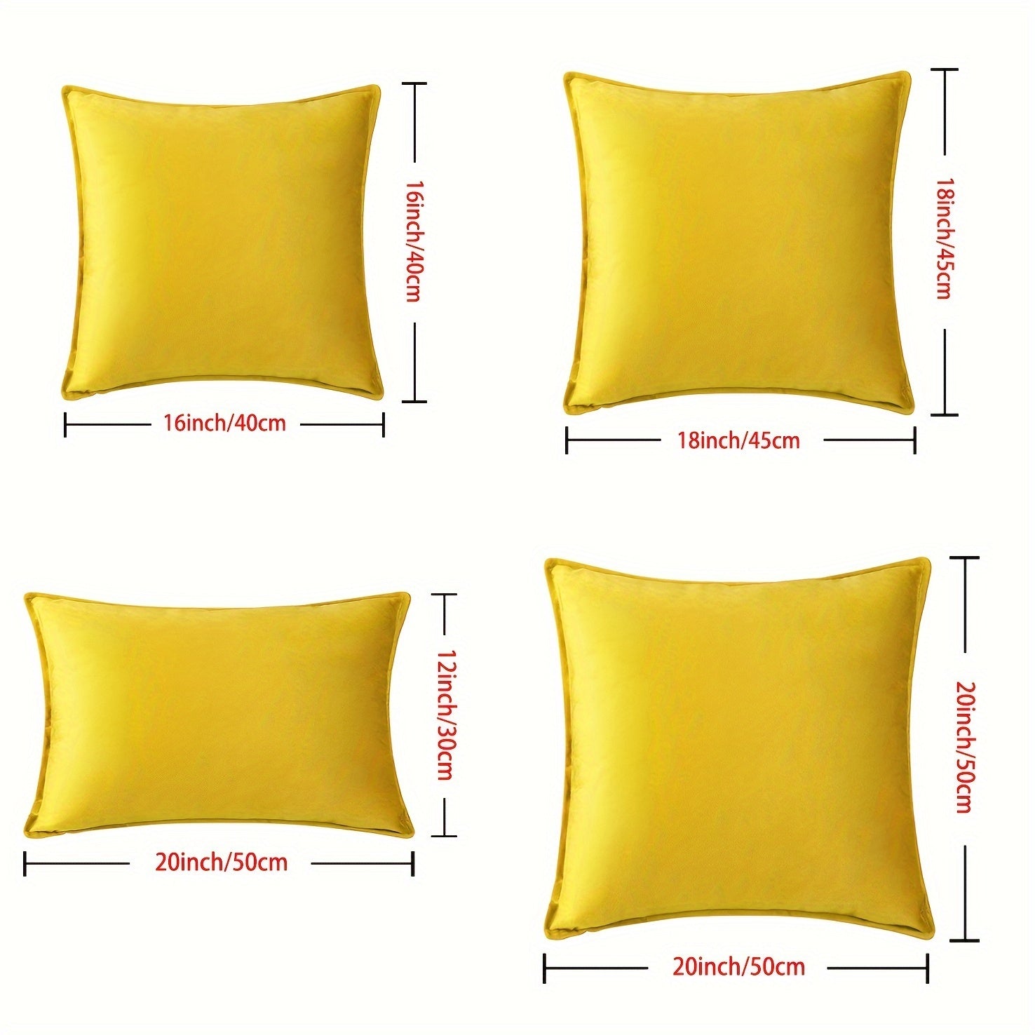 Green Outdoor Cushion Covers 2 Pack Zipper Polyester for Patio Garden Furniture