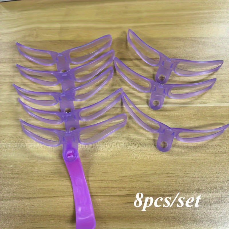 8pc Hypoallergenic Eyebrow Shaping Kit with Reusable Purple Stencils