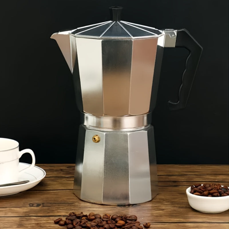 Stainless Steel Coffee Pot Classic Moka Pot Octagonal Espresso Maker