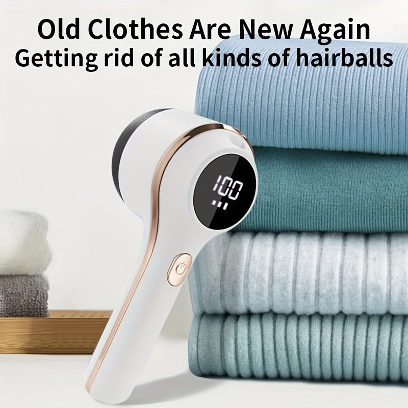 Rechargeable Electric Lint Remover for Clothes and Sweaters Portable Fabric Shaver Fuzz Ball Remover
