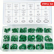 270 Pcs Rubber O Rings Kit for Car Air Conditioning Repair Set