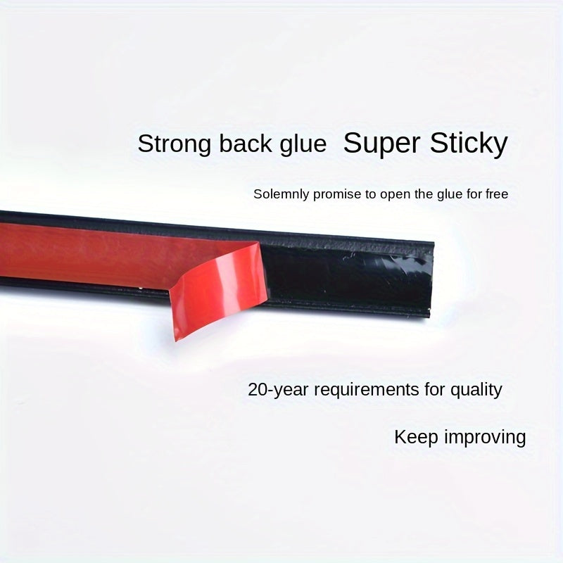 Универсальная уплотнительная лента для дверных краев автомобиля, B-стойки, водонепроницаемая, пылезащитная, шумопоглощающая