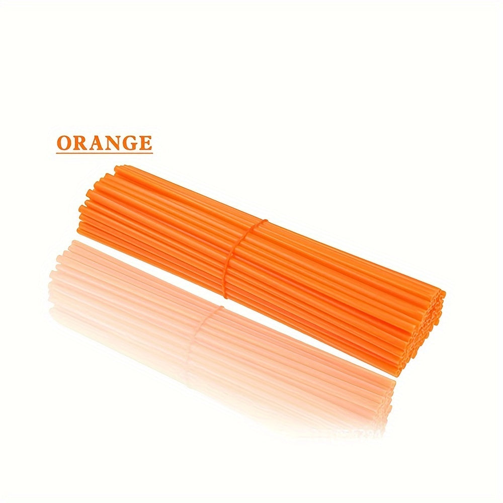 Universal Motorcycle Wheel Rim Spoke Wrap Kit 24cm 9.4in Dirt Bike Enduro