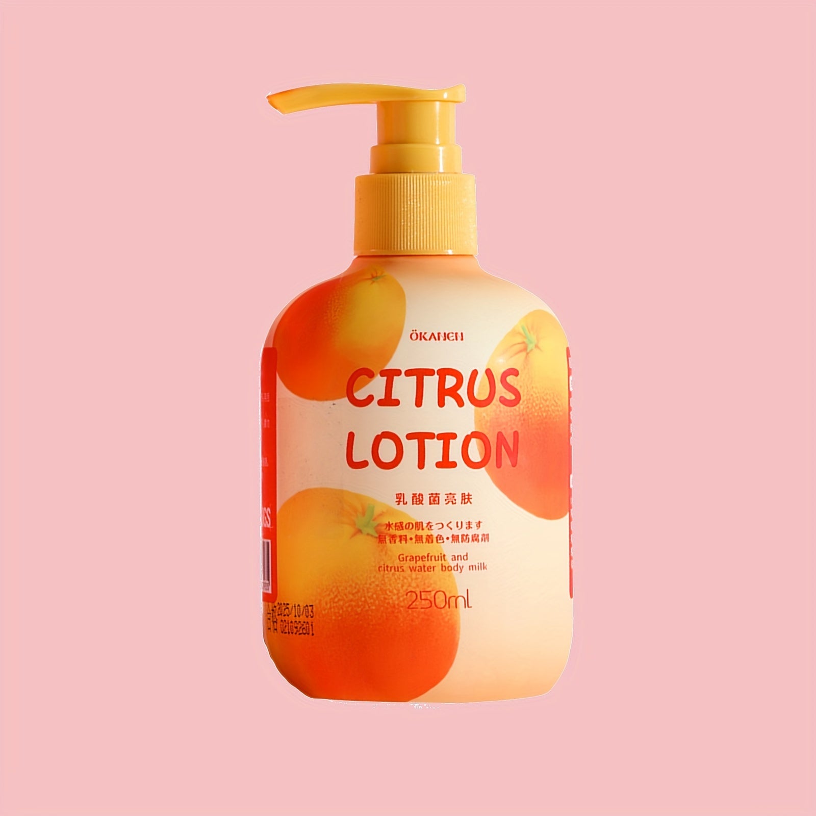 Loción corporal unisex para piel seca con ácido hialurónico y vitaminas C y E, aroma a durazno cítrico