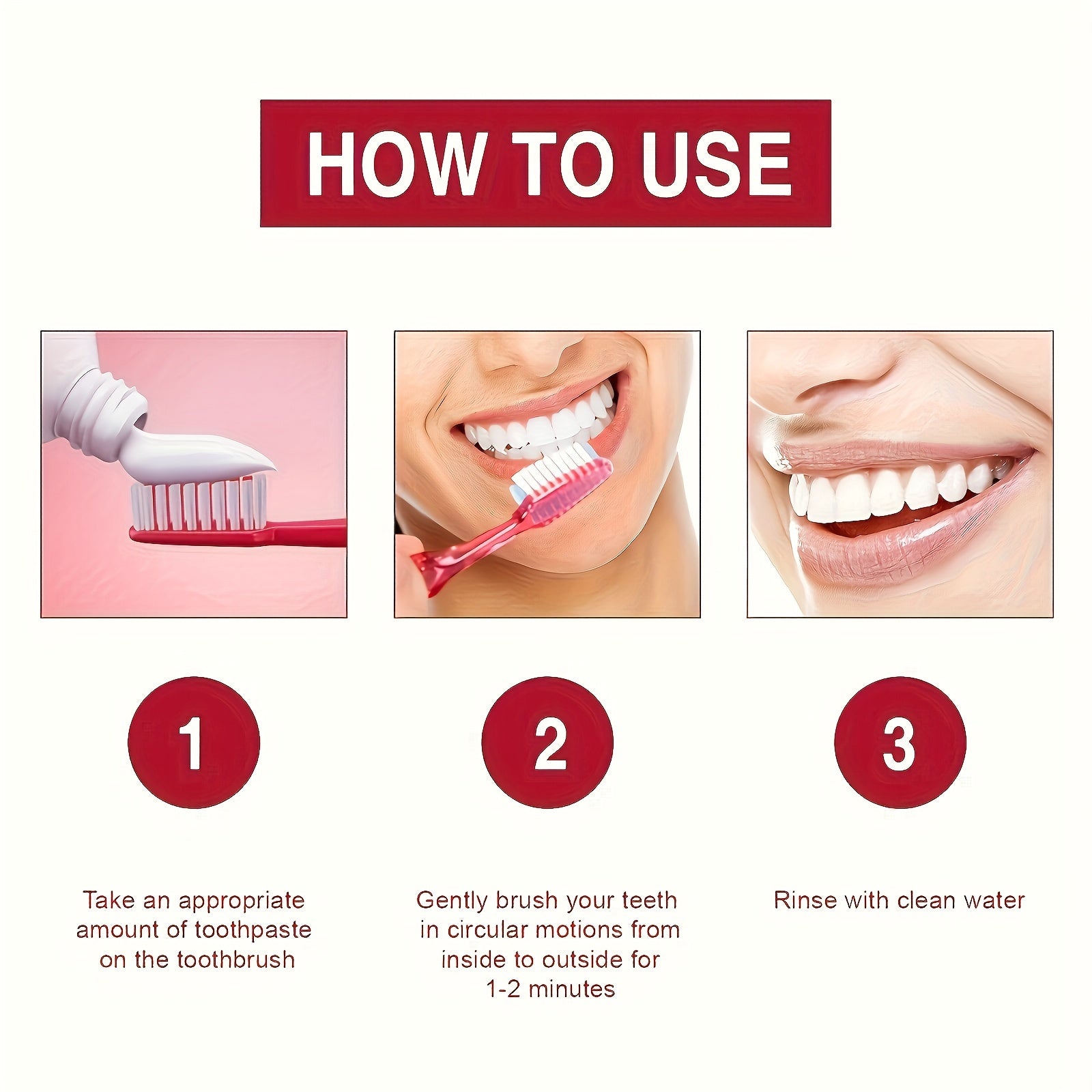 Probiotic Teeth Whitening Toothpaste for Fresh Breath and Deep Cleaning