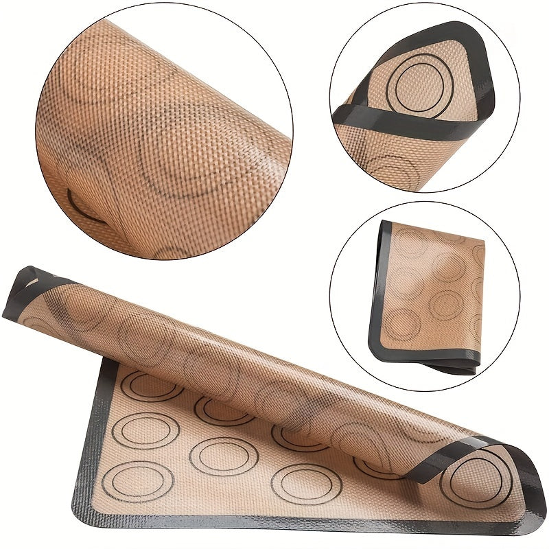 Silicone Baking Mat Non-Stick Reusable Heat Resistant for Cookies Macarons Bread