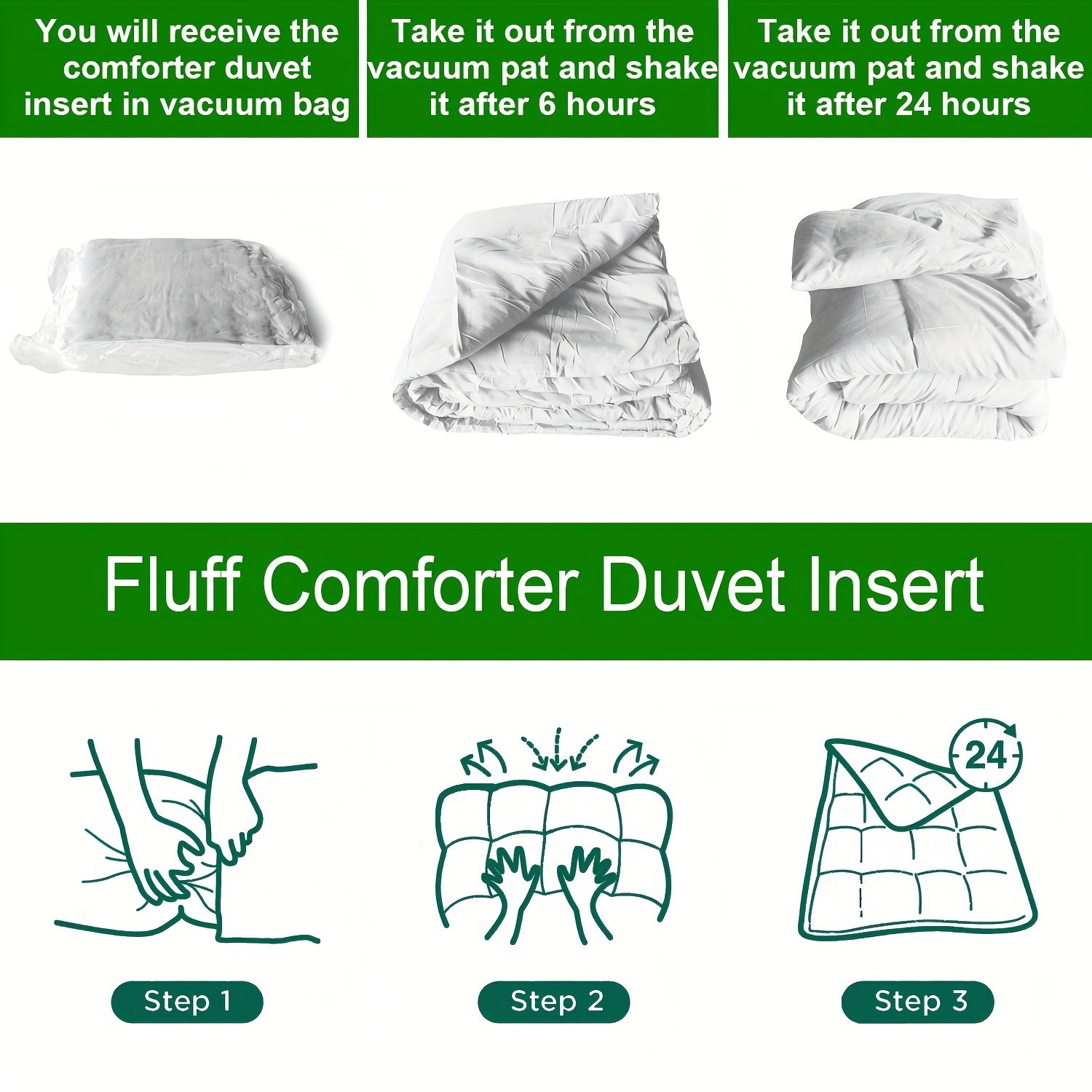 Пуховое одеяло с простеганым полиэстером на все сезоны с угловыми вкладками