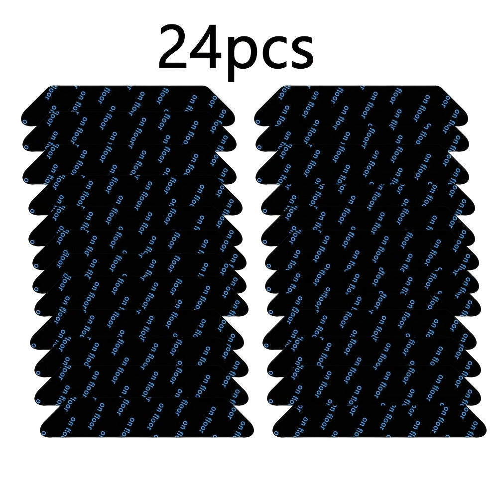 Carpet Mats Set of 12 24 or 36 Anti-Slip Reusable Washable for Hardwood Floors