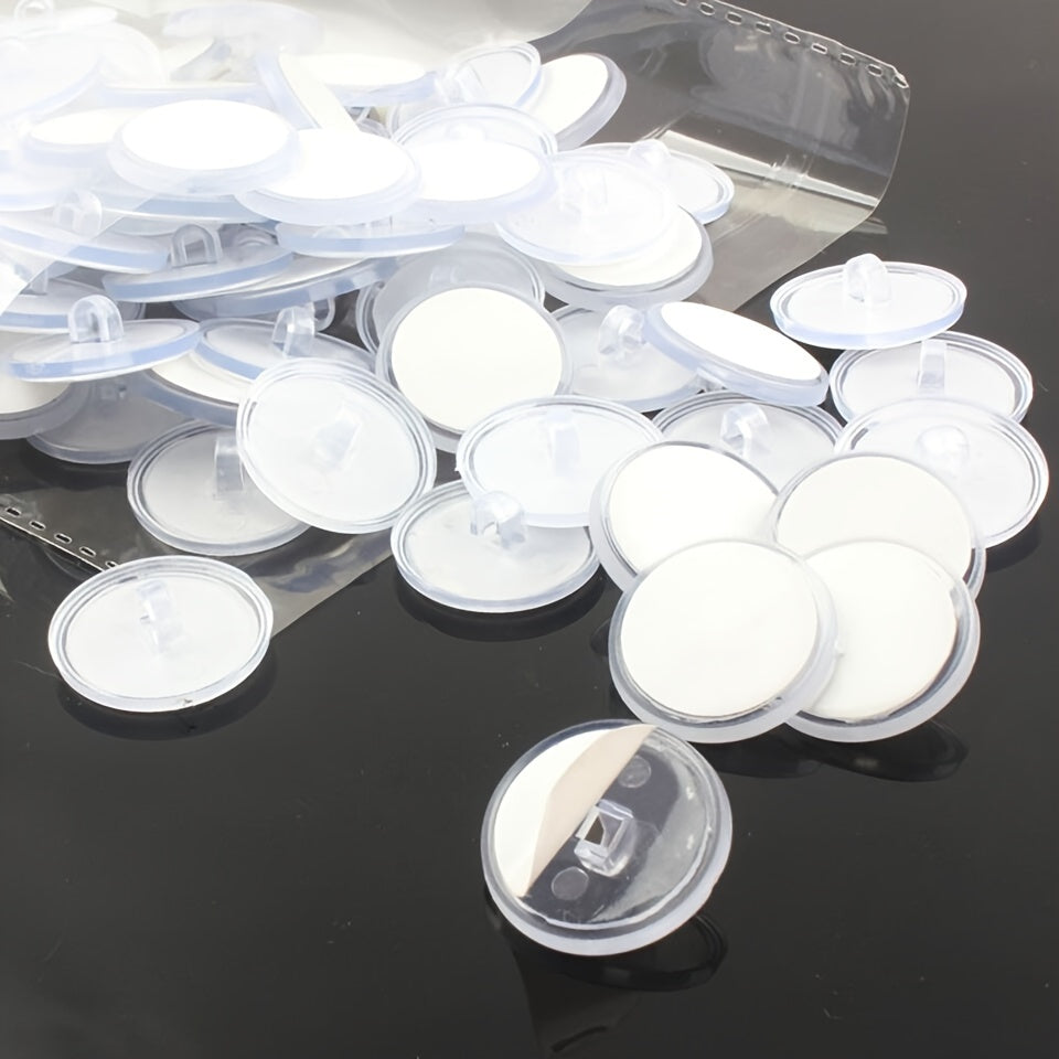 Ganchos de pared autoadhesivos para almacenamiento y organización acabado cepillado pack de 100