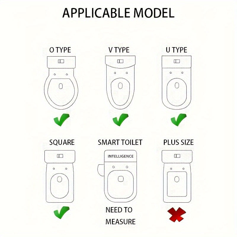 1 dona Portativ Tualet Poydevorini qo'lga oling - Rojdestvo, Halloween, Thanksgiving, Pasxa yoki Yangi yil uchun mukammal yig'iladigan sovg'a!