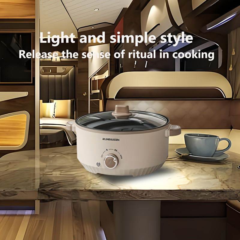 Electric Boiling Pot 220V-240V Food Contact Safe PP Material European Plug
