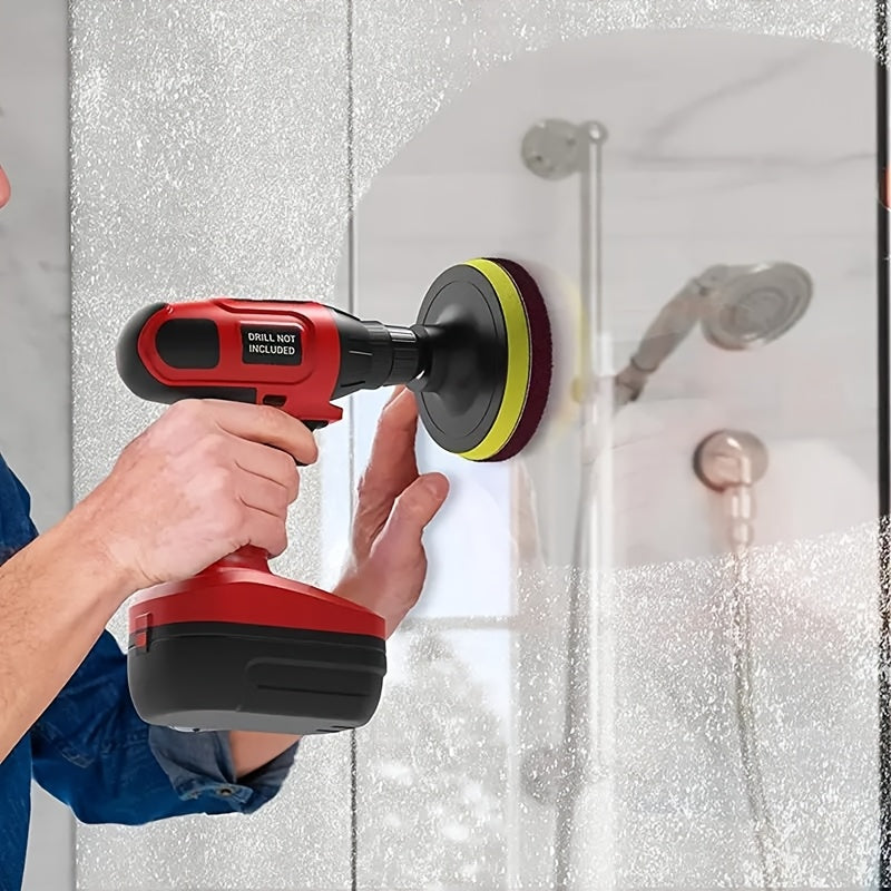 All-Inclusive Drill Brush Set for Car Cleaning and Polishing with Multiple Attachments