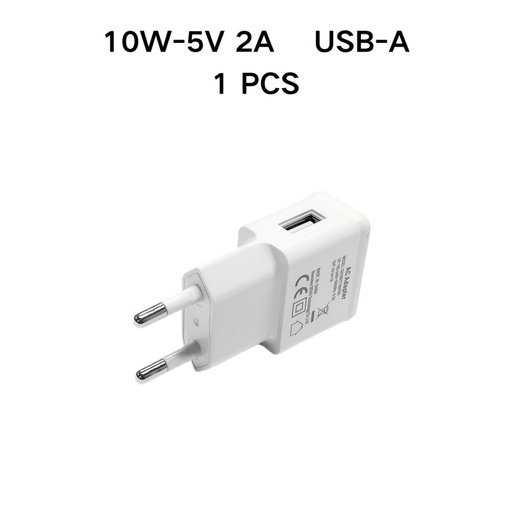 Universal 10W USB Wall Charger EU Plug for Cell Phones