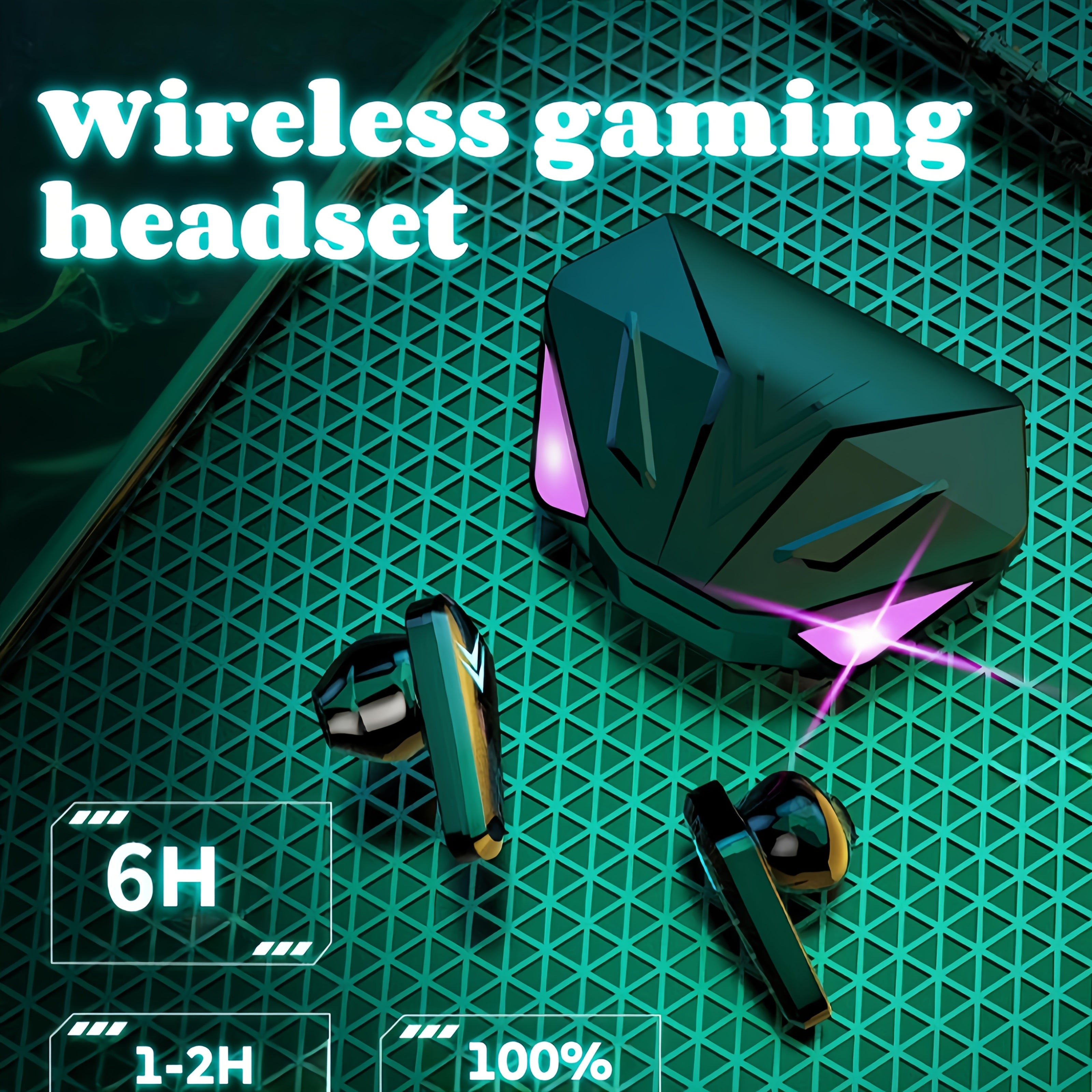 Wireless Earbuds with Touch Controls Wireless Charging Case Microphone for Gaming and Videos