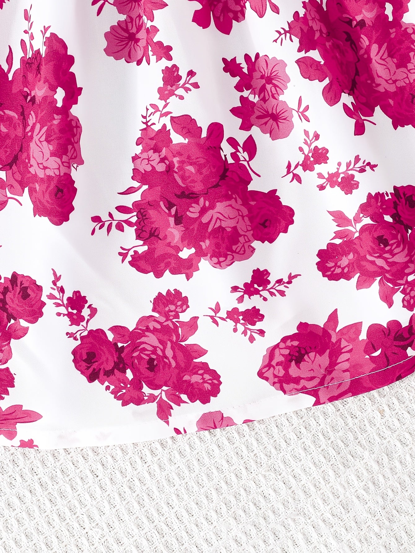 Girls' Floral Sleeveless A-Line Dress Set with Cardigan Polyester Blend Spring Fall Casual