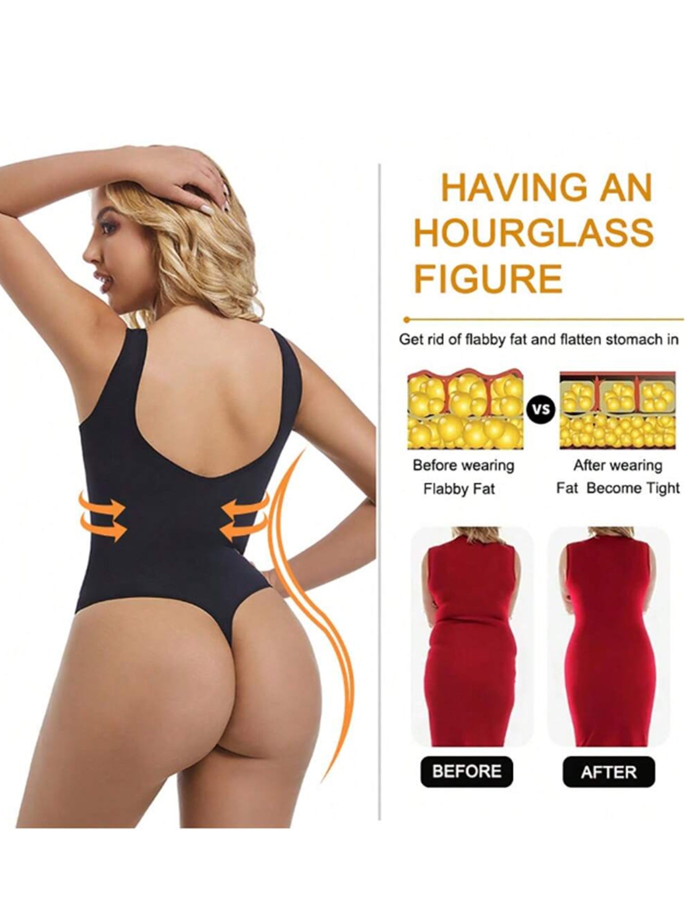 Plus-Size Women's Seamless Breathable Shapewear Bodysuit for Sports and Leisure