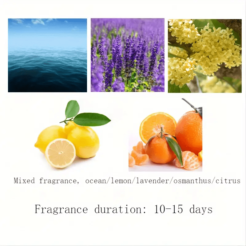 10 dona Avtomobil havo tozalash uchun to'ldirishlar, qattiq aromatizatsiya qiluvchi tayoqlar, ventilyatsiya tizimi ichki hidi