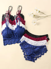 Women's Four-Color Underwear and Panty Set for Women