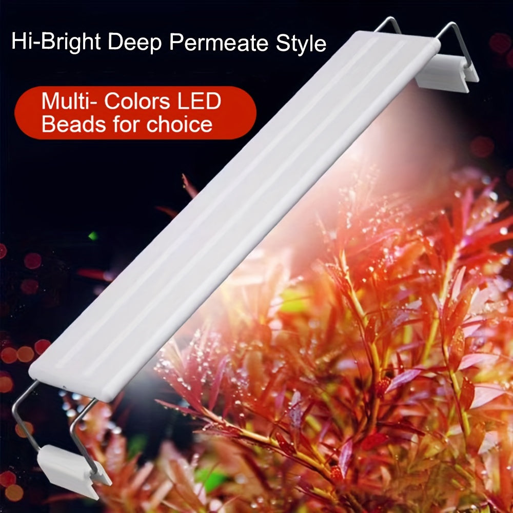 Small LED Aquarium Light Bar for Water Grass and Aquatic Plants Thin Water Tank Lighting