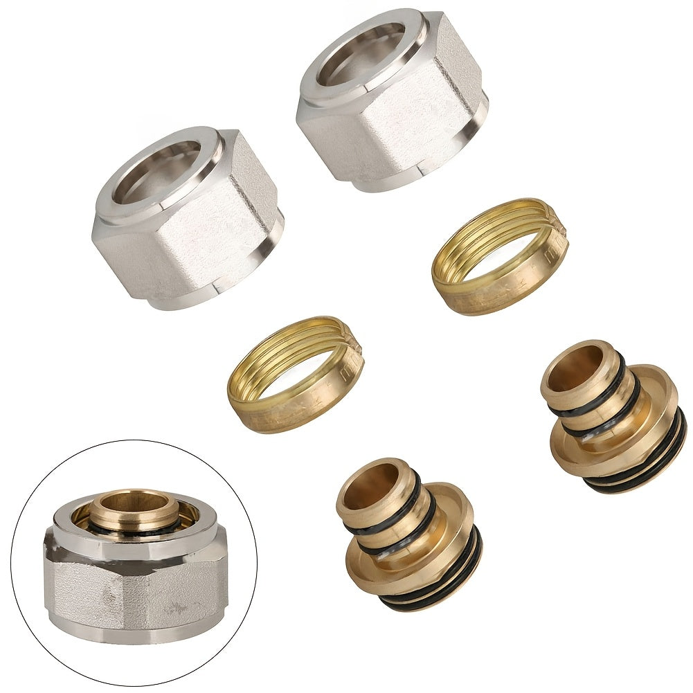 Metal Brass Floor Heating Water Distributor Adapter for Home Renovation DIY