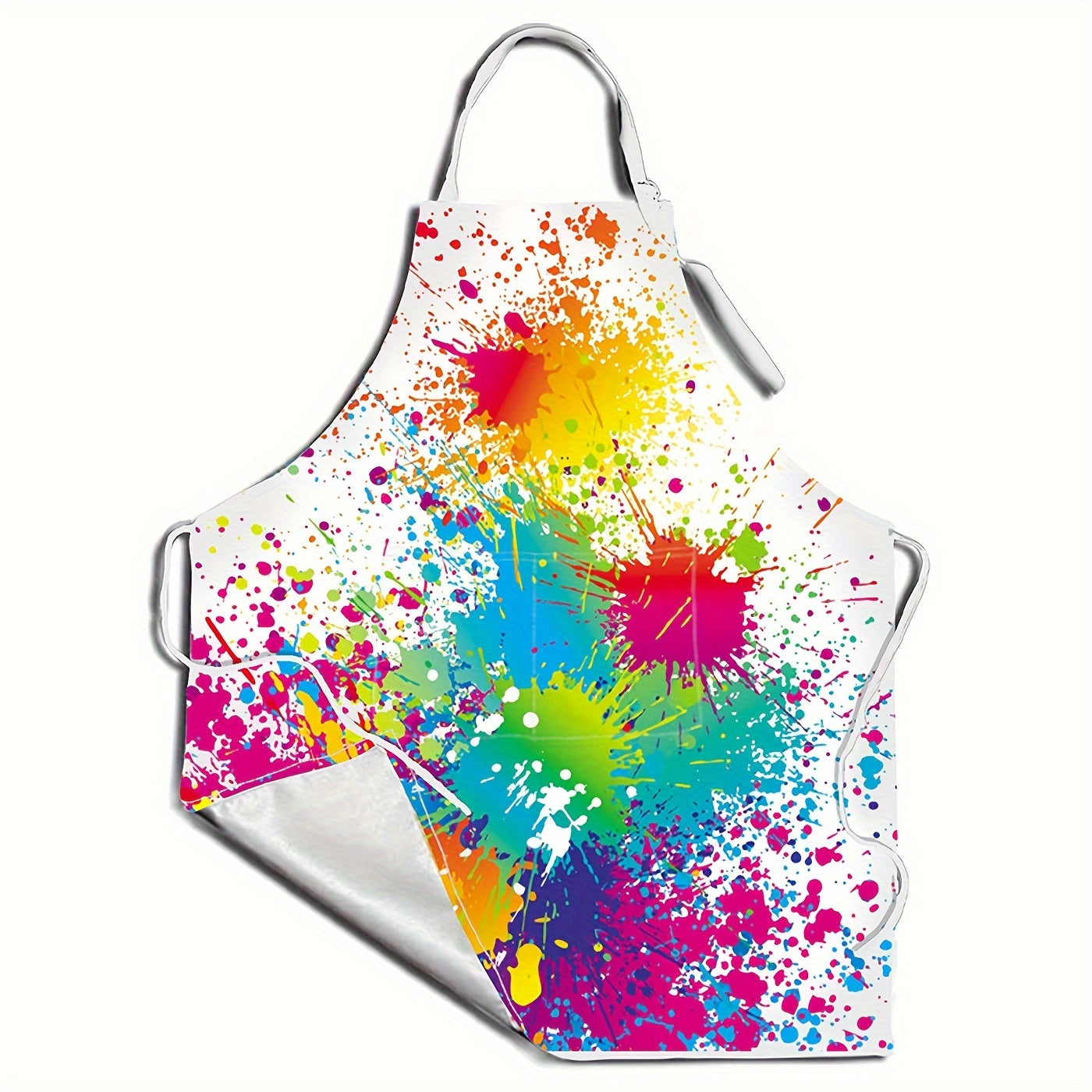 Colorful Waterproof Apron for Artists, Teachers, and Chefs Adjustable