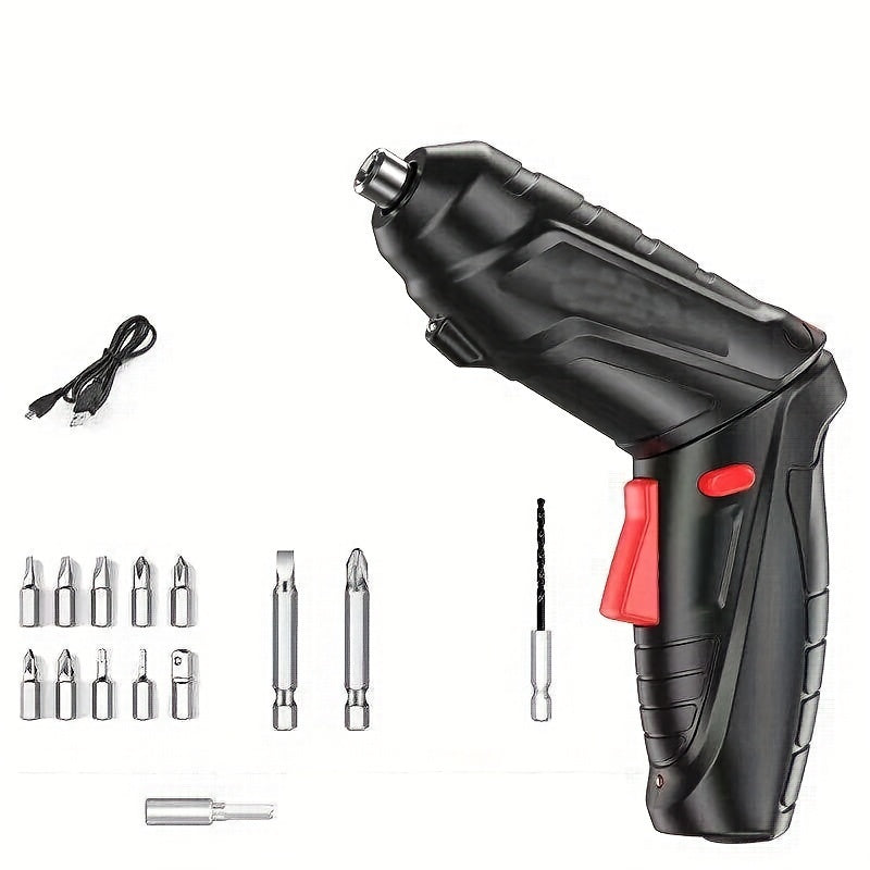 Electric Screwdriver Set 47pcs USB Powered Handheld Plastic Battery-Free