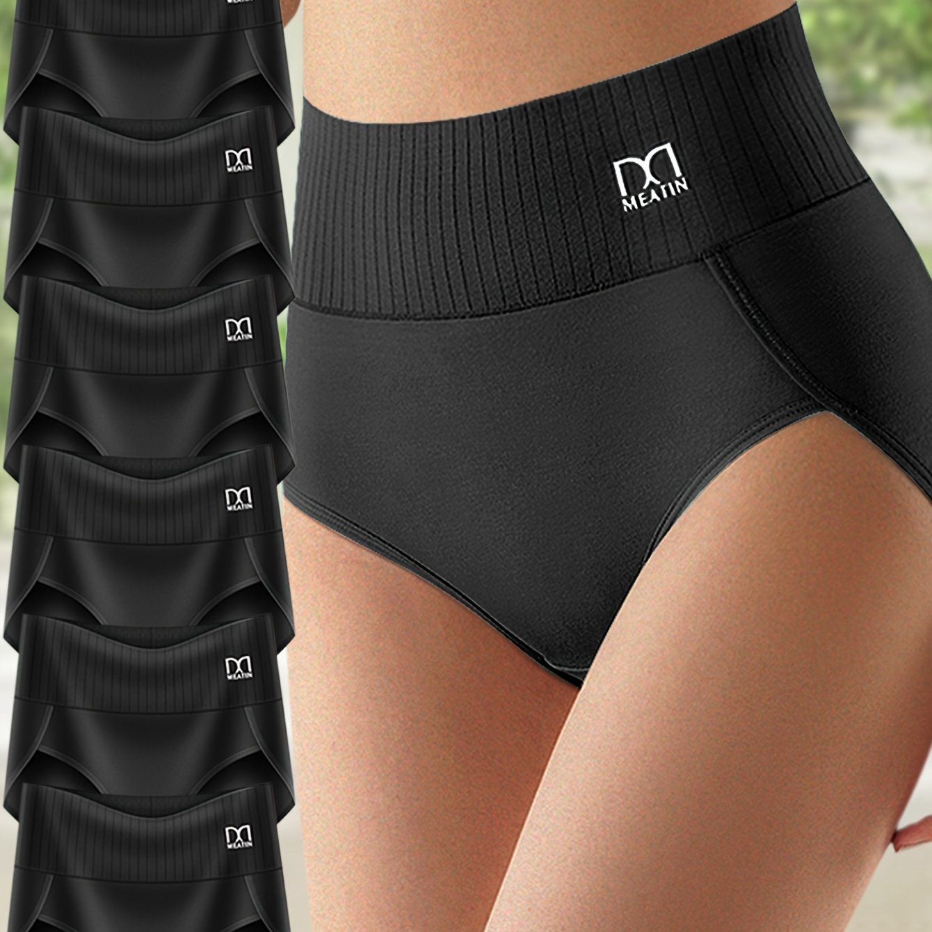 Women’s High Waist Tummy Control Panties Breathable Comfortable Lingerie