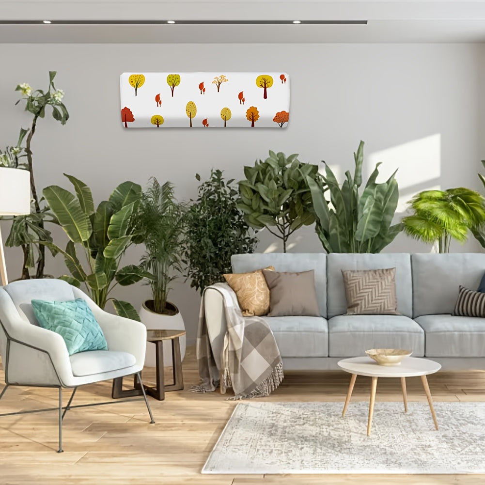 Добавьте немного скандинавского стиля в вашу гостиную или спальню с помощью этого пластикового чехла для кондиционера. Защитите свой блок от пыли и мусора без необходимости в электричестве, добавив современную эстетику в декор вашего дома.