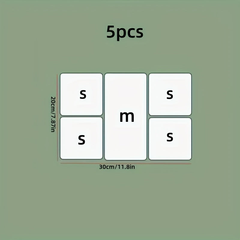 2024 Transparent PET Drawer Organizer for Desk Stationery and Cosmetics