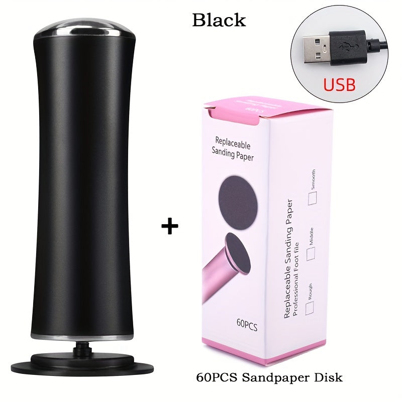 USB quvvatlangan oyoq quruqlik olib tashlagich, silliq oyoqlar uchun, uyda va salonlarda foydalanish uchun ideal.