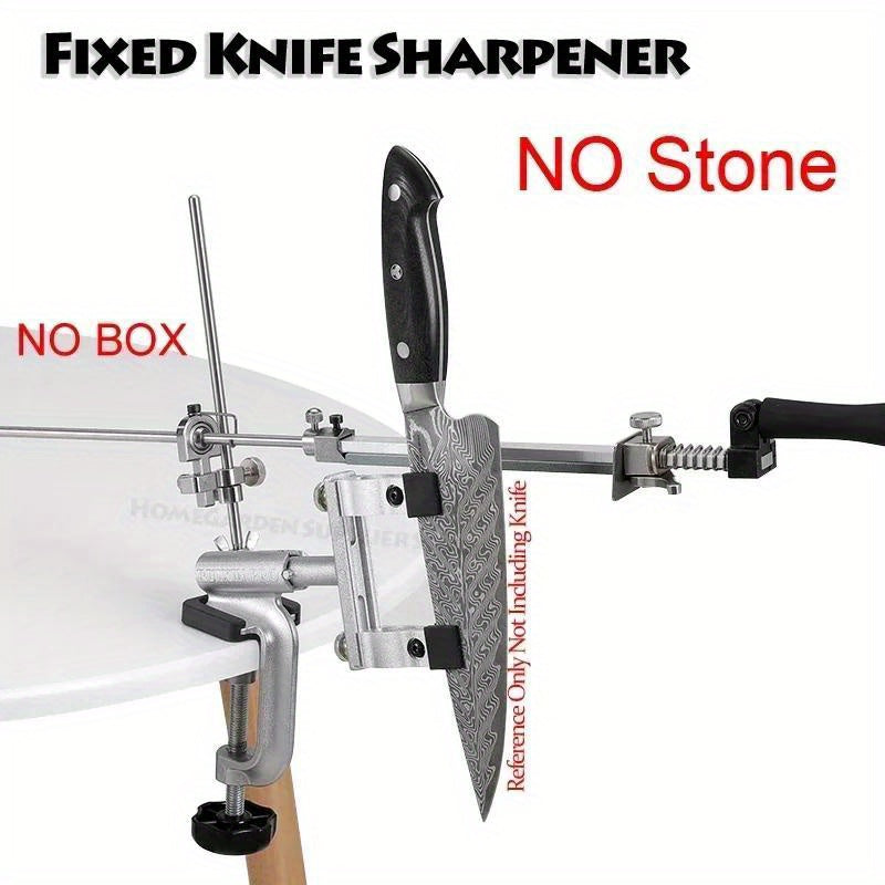 Luxury RX 009 Pro Knife Sharpener - Burchakli maydalagich bilan turli xil pichoq turlari uchun olmos tosh to'plami va mustahkam temir konstruktsiyasiga ega. Mukammal silliqlash uchun yuqori sifatli asbob, chiroyli dizaynda