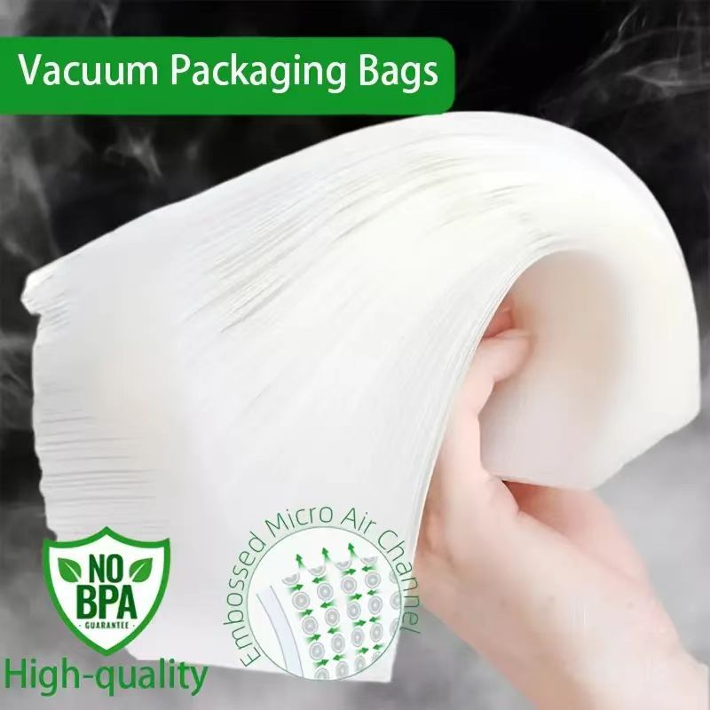 Durable PE+PA Vacuum Sealing Bags Textured Design BPA-Free for Home and Commercial Use