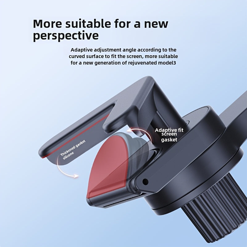 Rotatable Car Phone Holder Mount for Dashboard, PC Material, Adjustable Car Accessory