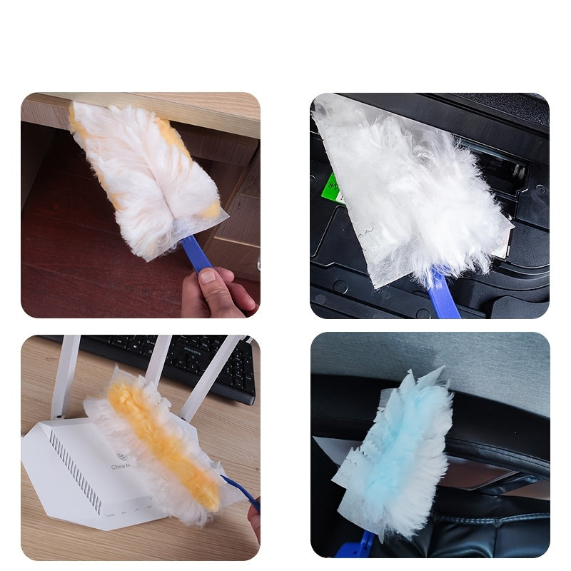 Juego de 11 cepillos de polvo para escritorio para ranuras estrechas y áreas difíciles antiestáticos limpiador doméstico