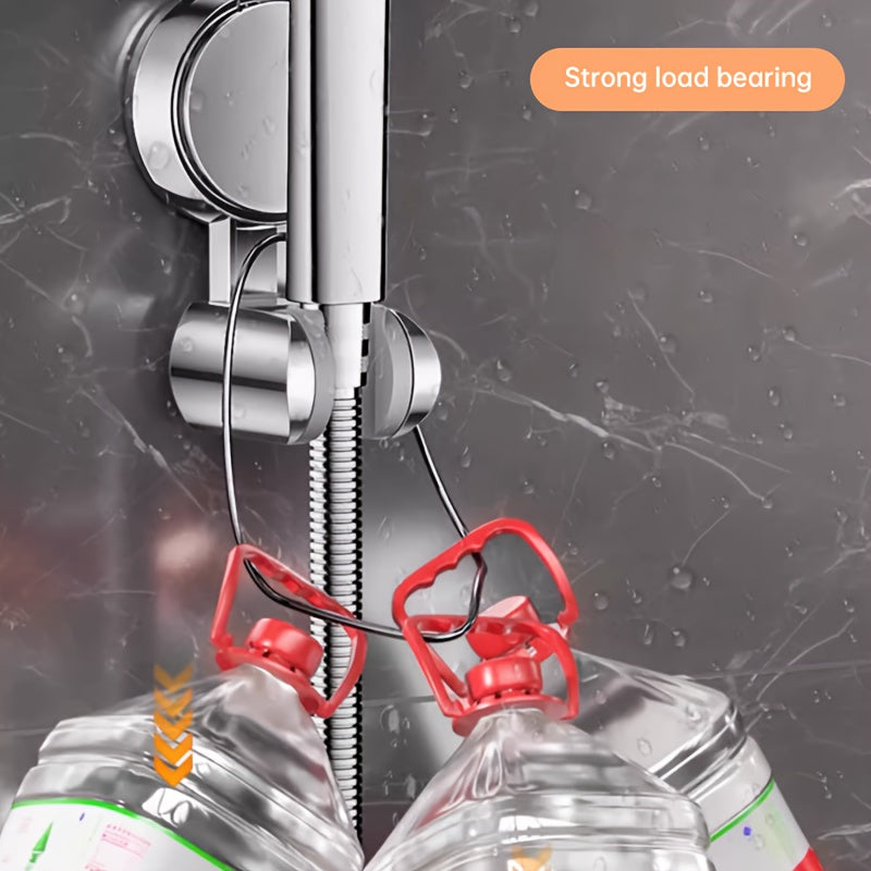 Sozlanadigan suv tortuvchi shisha uchun tutqich, kumush, teshik ochmasdan, olib tashlanadigan hammom aksessuarlari