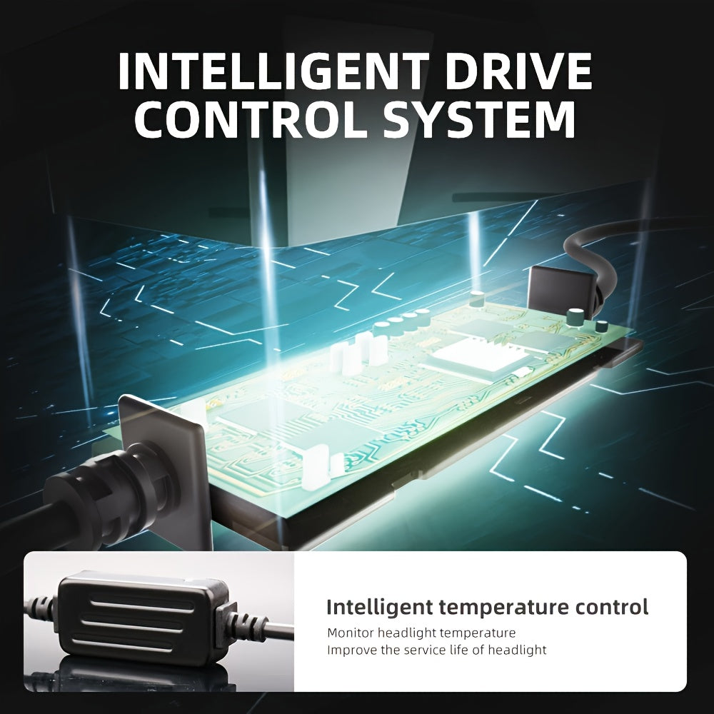 2 шт. автомобильная лампа головного света 9005 9006 H11 H4 H7 H1 120 Вт 6000K белый высокий и низкий луч