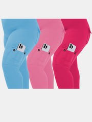 Women's Plus Size Sports Leggings High Waist Tummy Control Four-Way Stretch