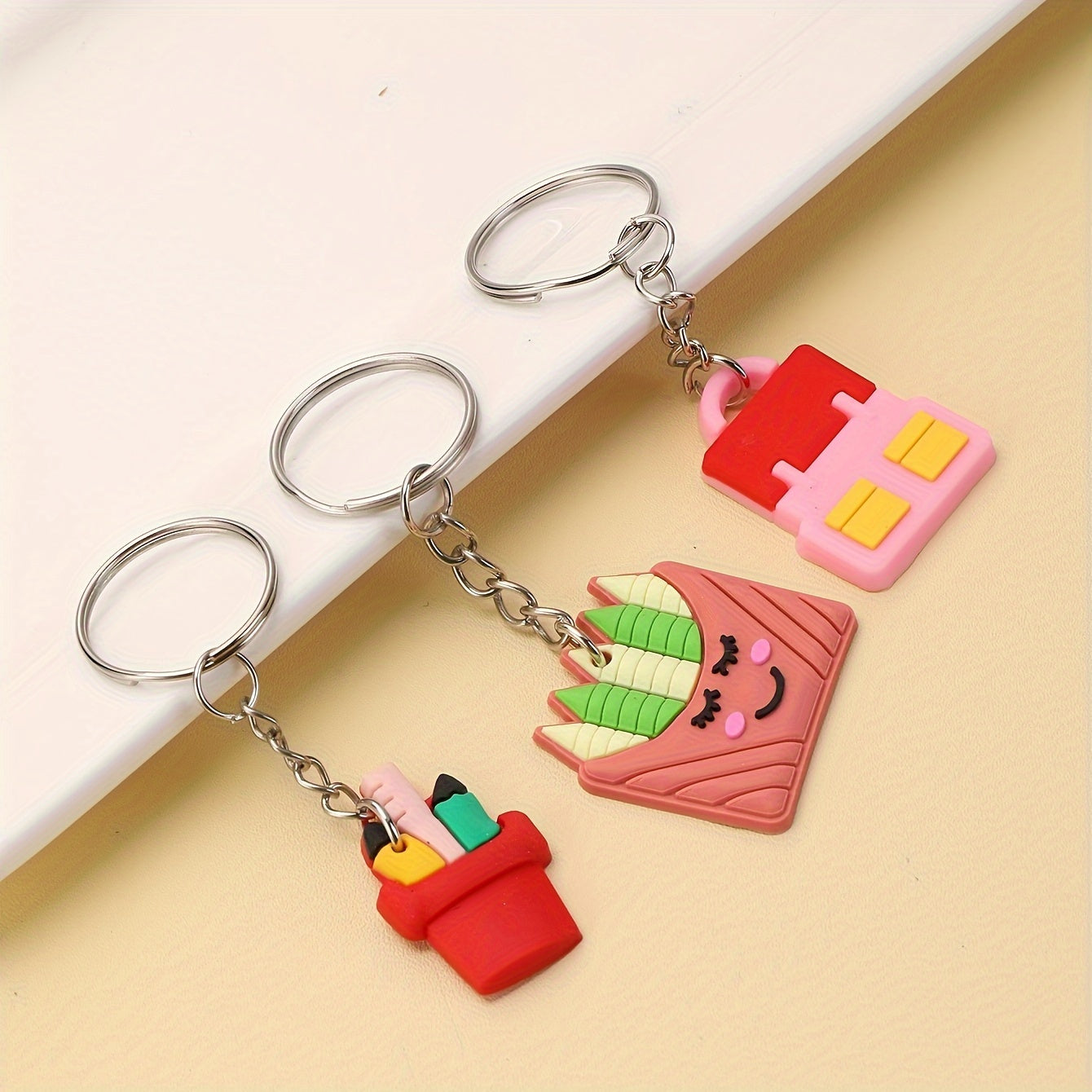 18 ta Yoshlar uchun Stansiya Kalitlari - Raxmatli PVC Charmlar, Rukzaklar va Hamyonlar uchun, Sinfda Mukofotlar va Yoshlar Kuni uchun Ideal