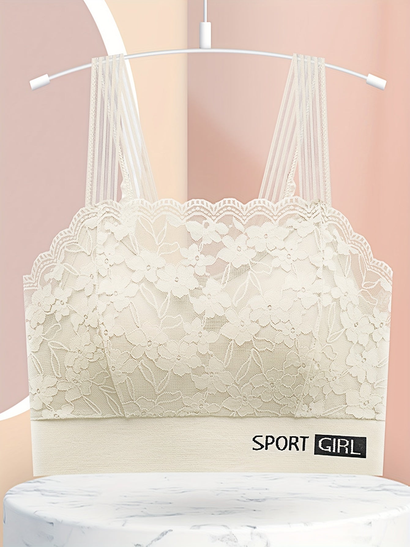 Women's Lace Padded Bra Breathable Comfortable Underwear