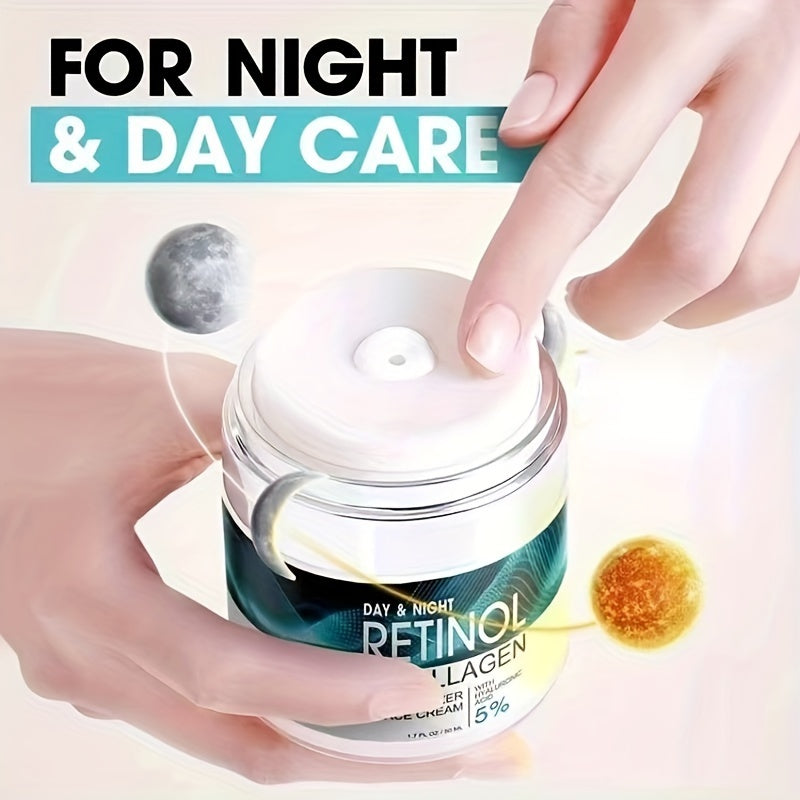 Men and Women Retinol Moisturizer with Collagen Hyaluronic Acid 50ml