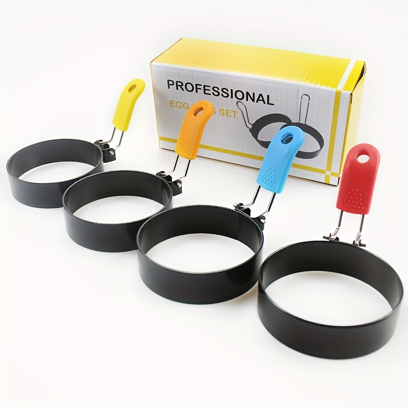 Stainless Steel Egg Cooking Rings Set for Pancakes, Fried Eggs, Omelets